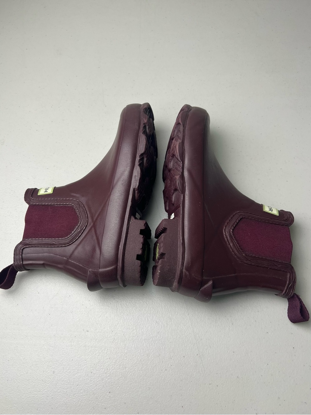 Hunter Burgundy Women’s Size 5 Chelsea Short Rain Boots - Picture 5 of 10
